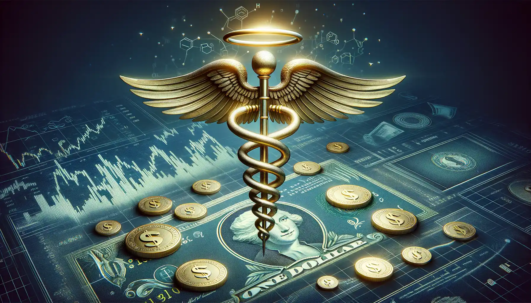 Symbolism of the Caduceus in Financial Contexts